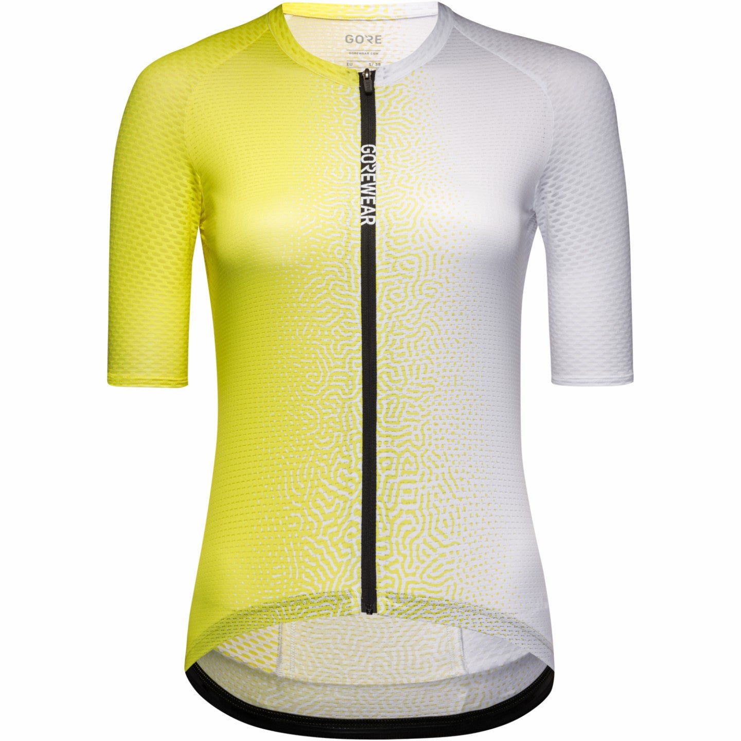 Women SPINSHIFT Breathe Jersey - Washed Neon Yellow/White