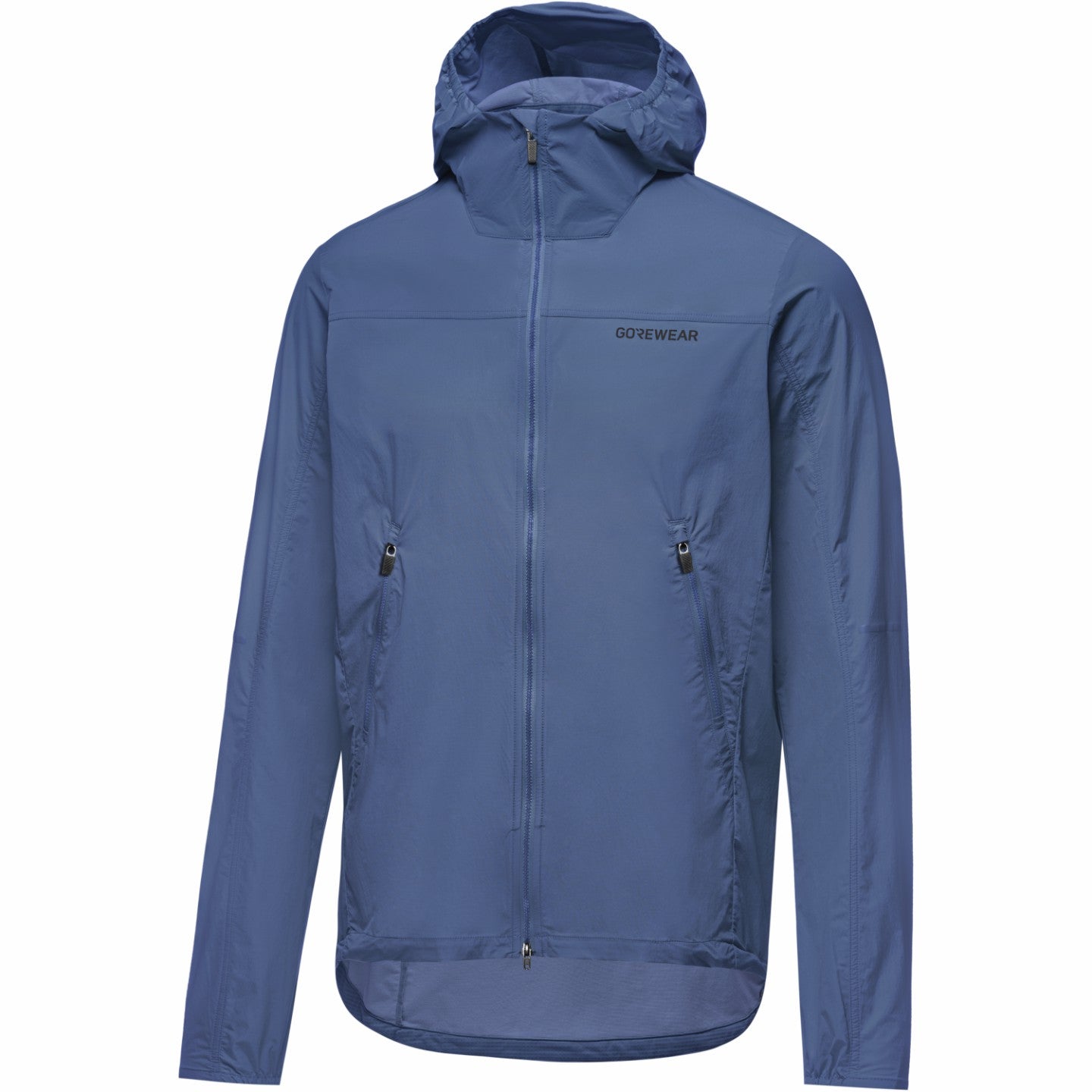 Men FERNFLOW Hooded Windbreaker - Cargo Blue