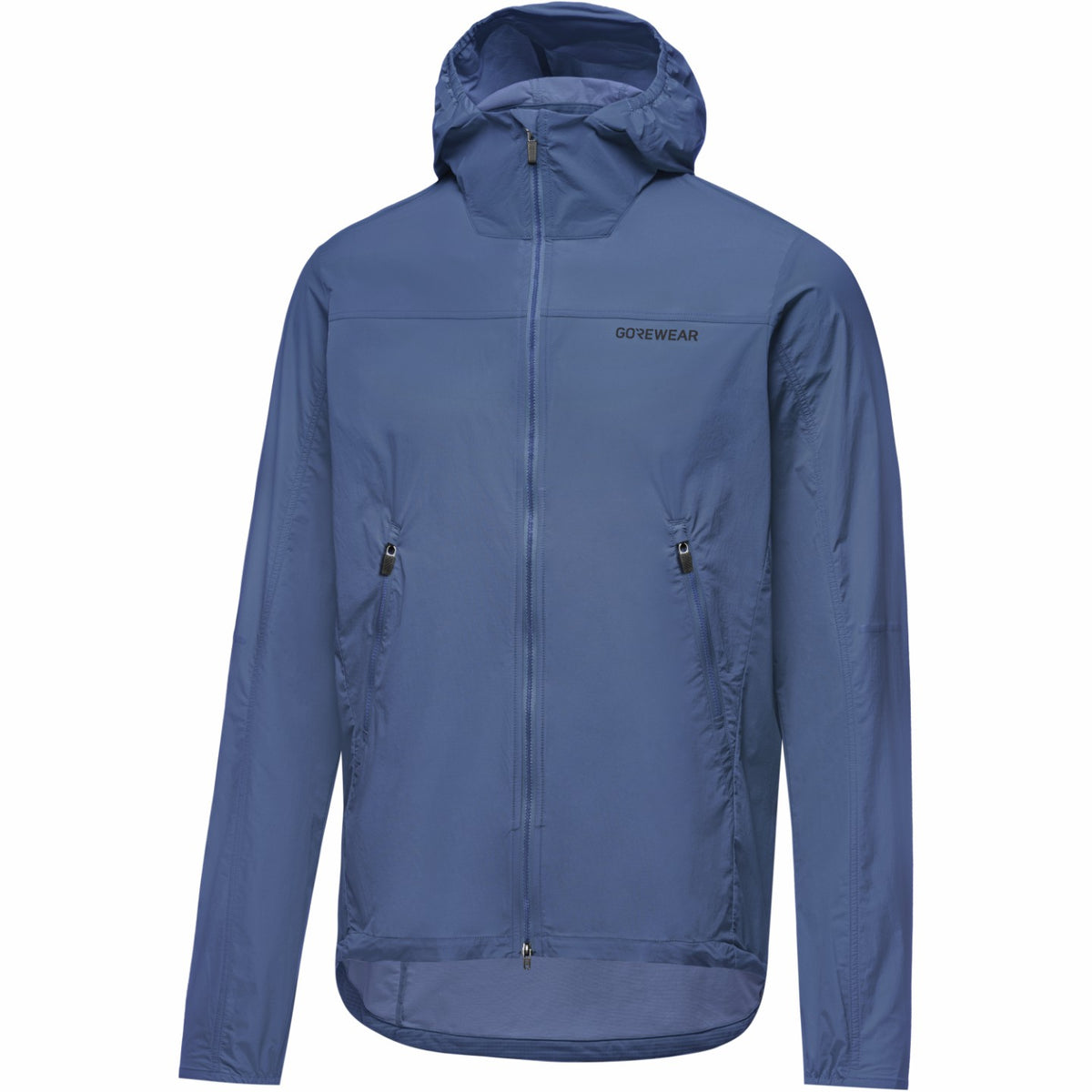 Men FERNFLOW Hooded Windbreaker - Cargo Blue