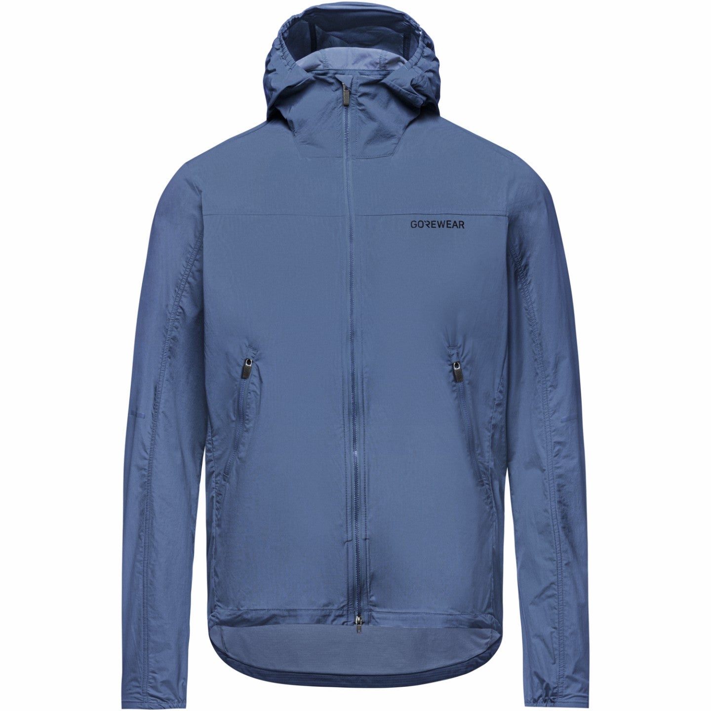 Men FERNFLOW Hooded Windbreaker - Cargo Blue