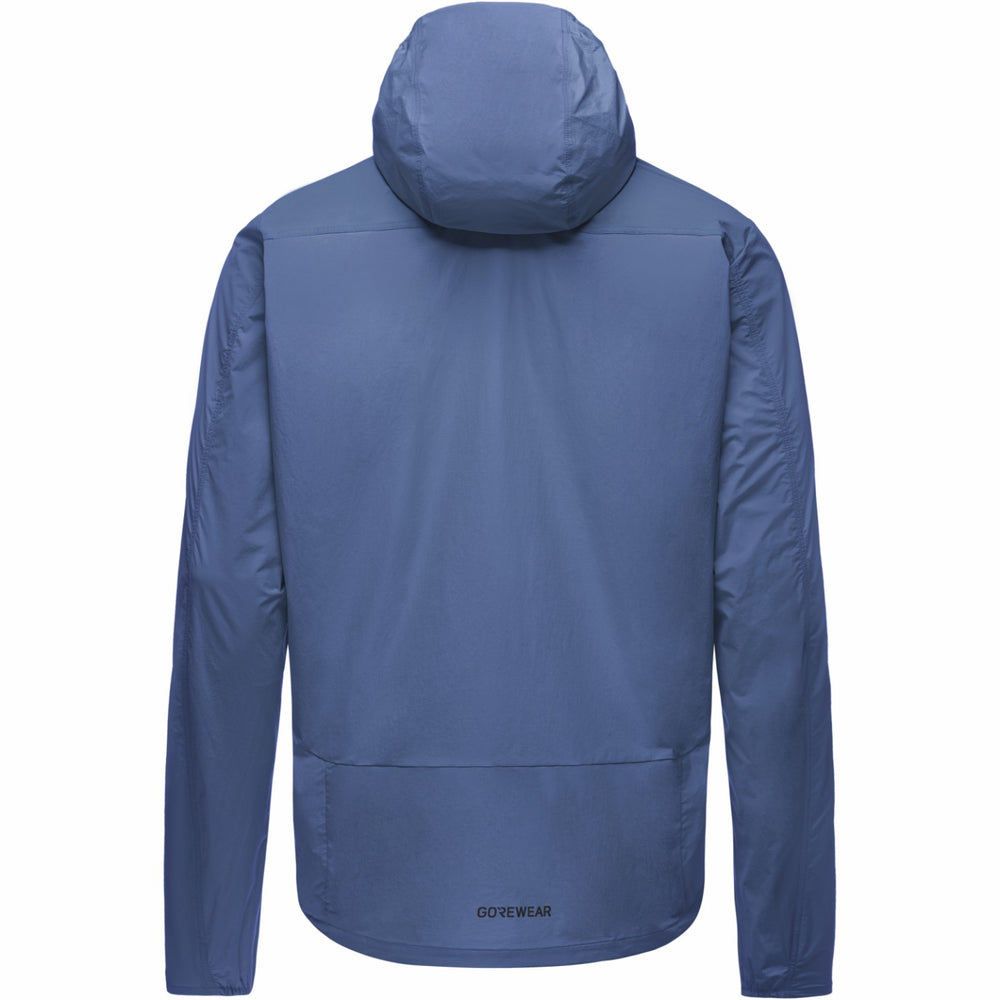 Men FERNFLOW Hooded Windbreaker - Cargo Blue