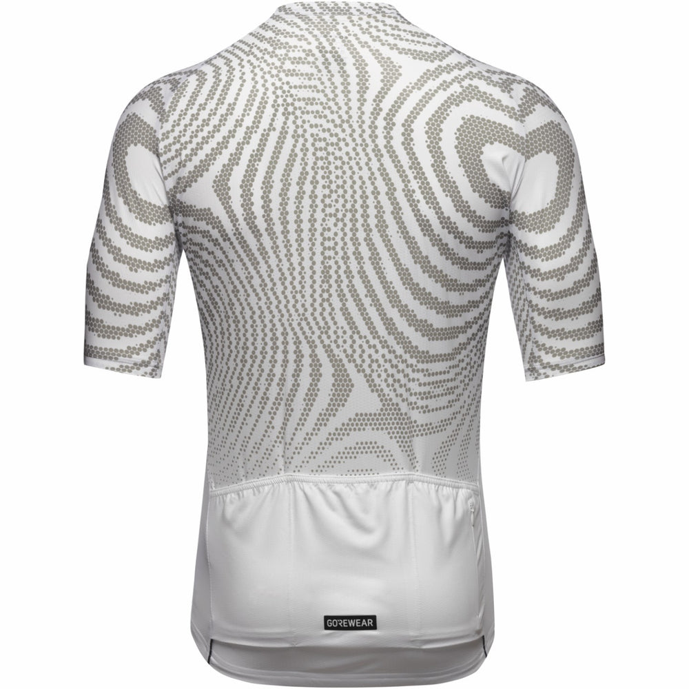 Men Spirit Moire Jersey - White/Lab Gray