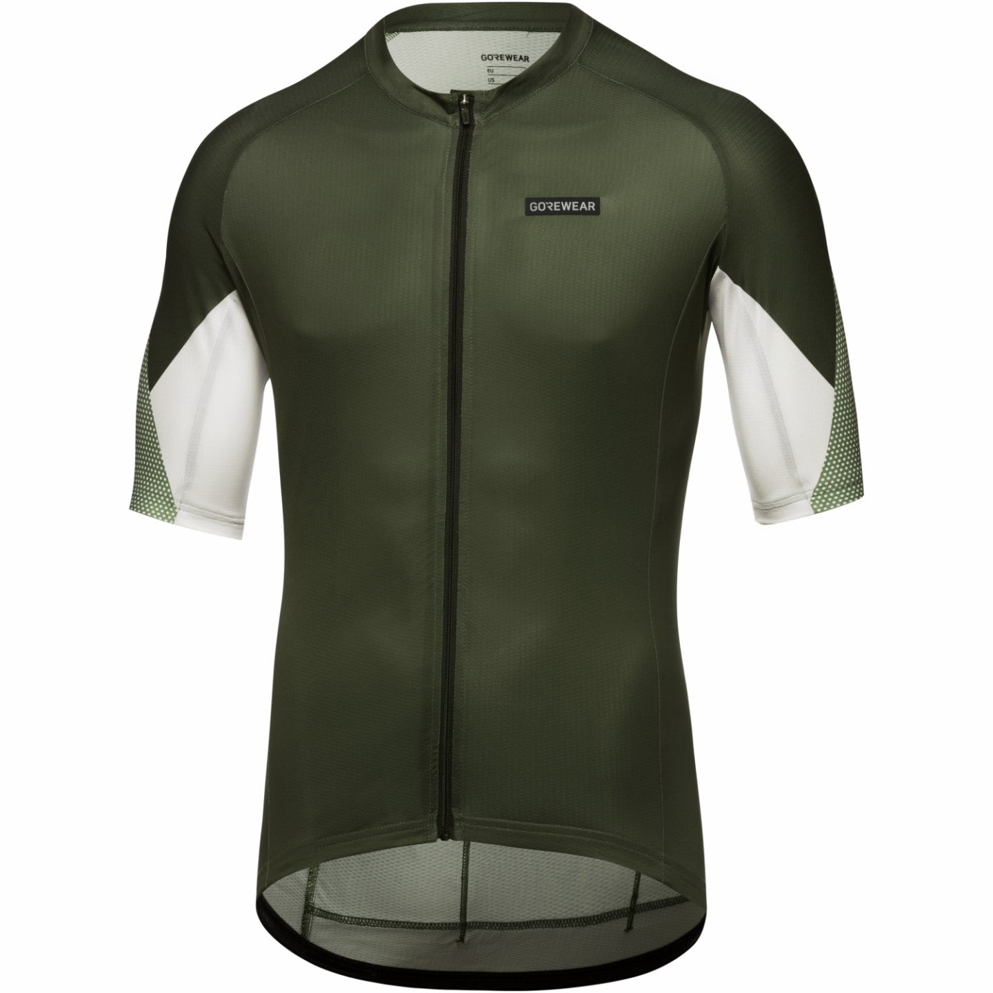 Men Spirit Triangles Jersey - Utility Green/White