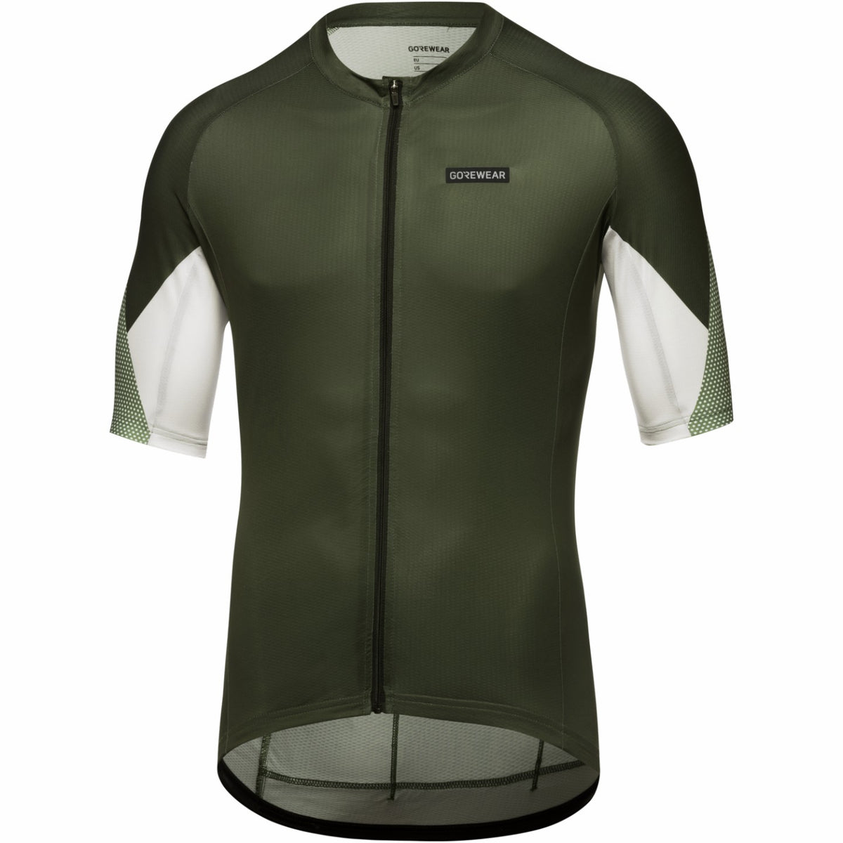Men Spirit Triangles Jersey - Utility Green/White