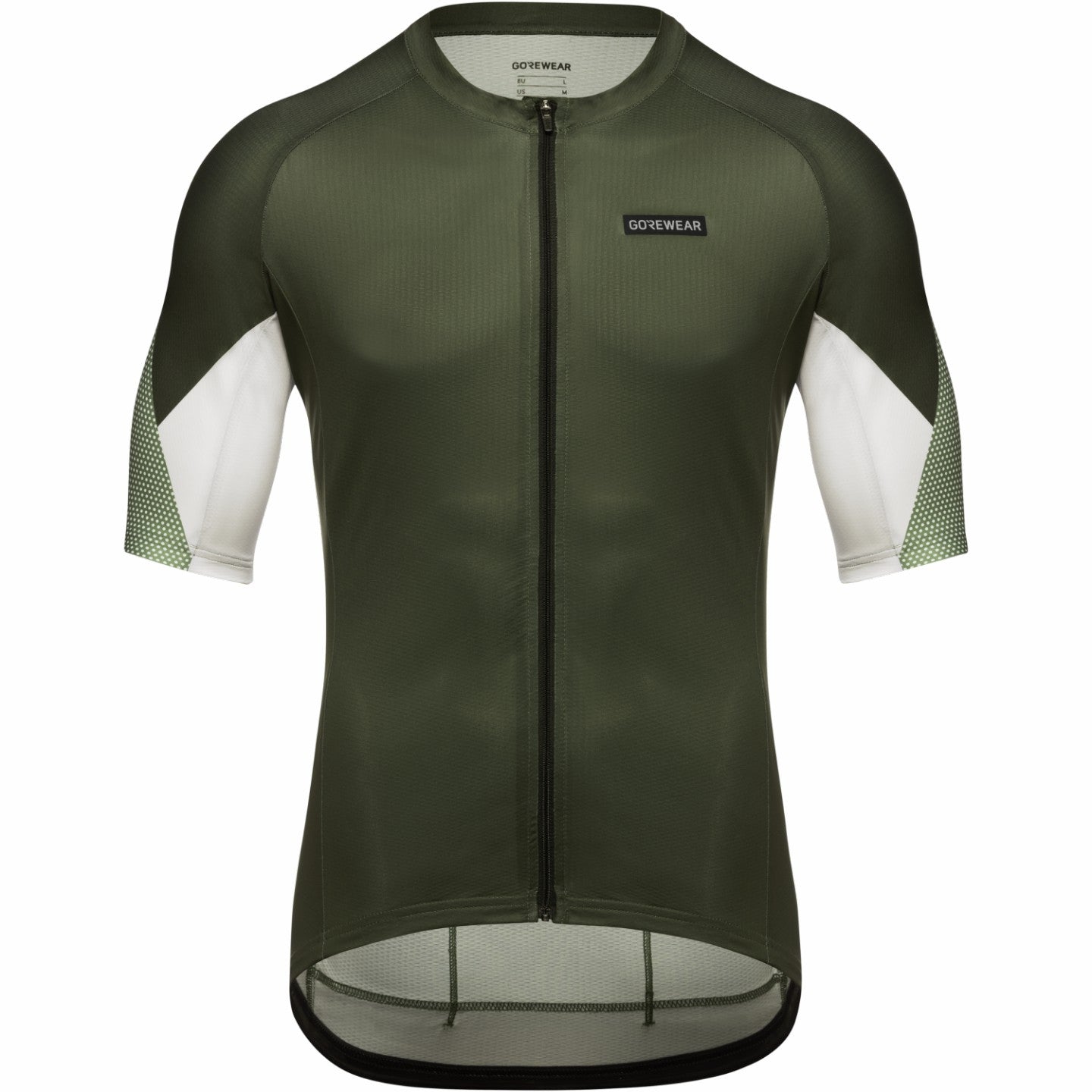 Men Spirit Triangles Jersey - Utility Green/White