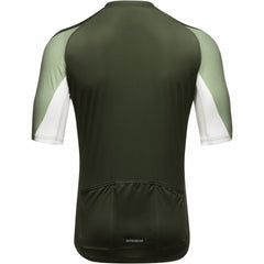 Men Spirit Triangles Jersey - Utility Green/White