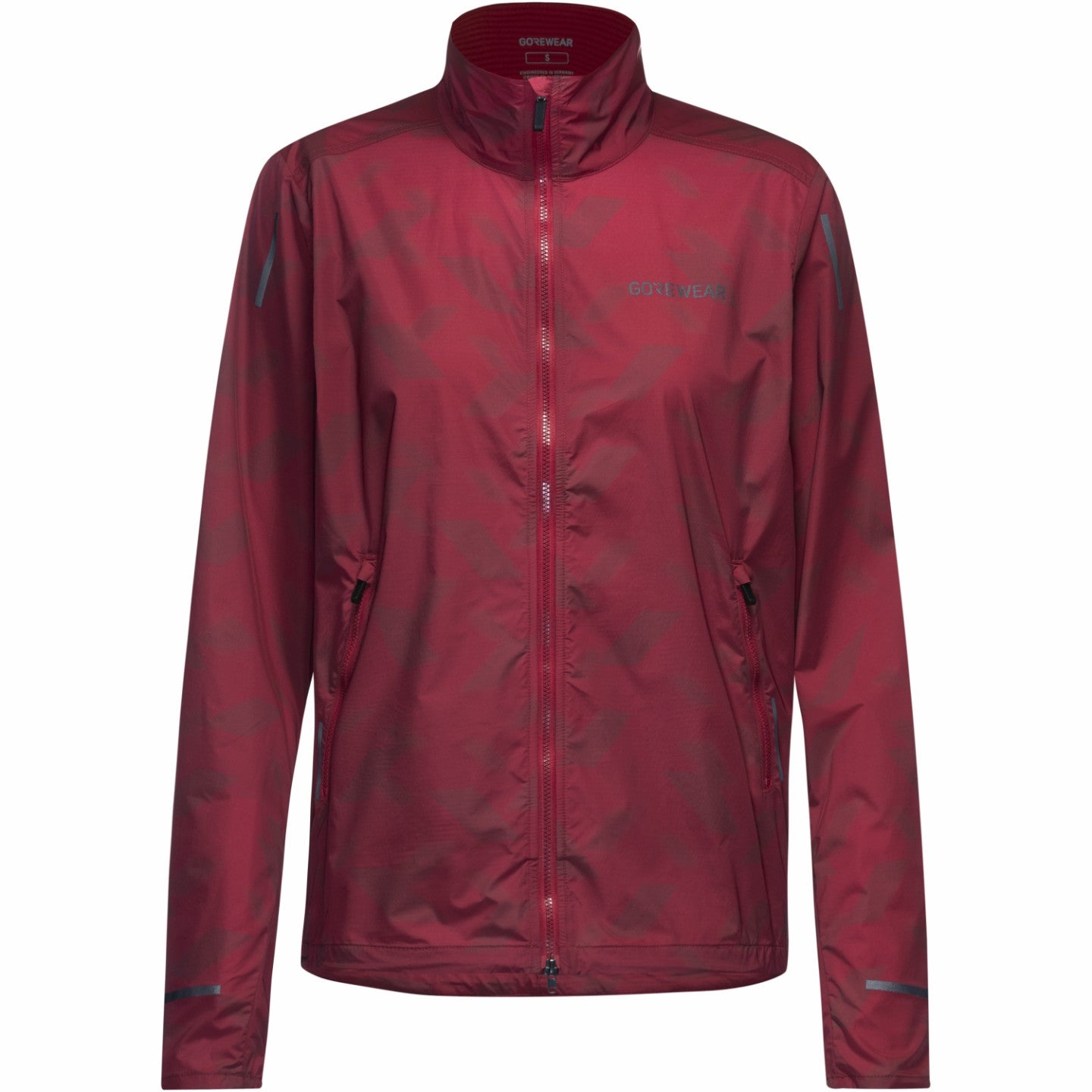 Women CONCURVE 3D Graphic Windbreaker - Utility Red