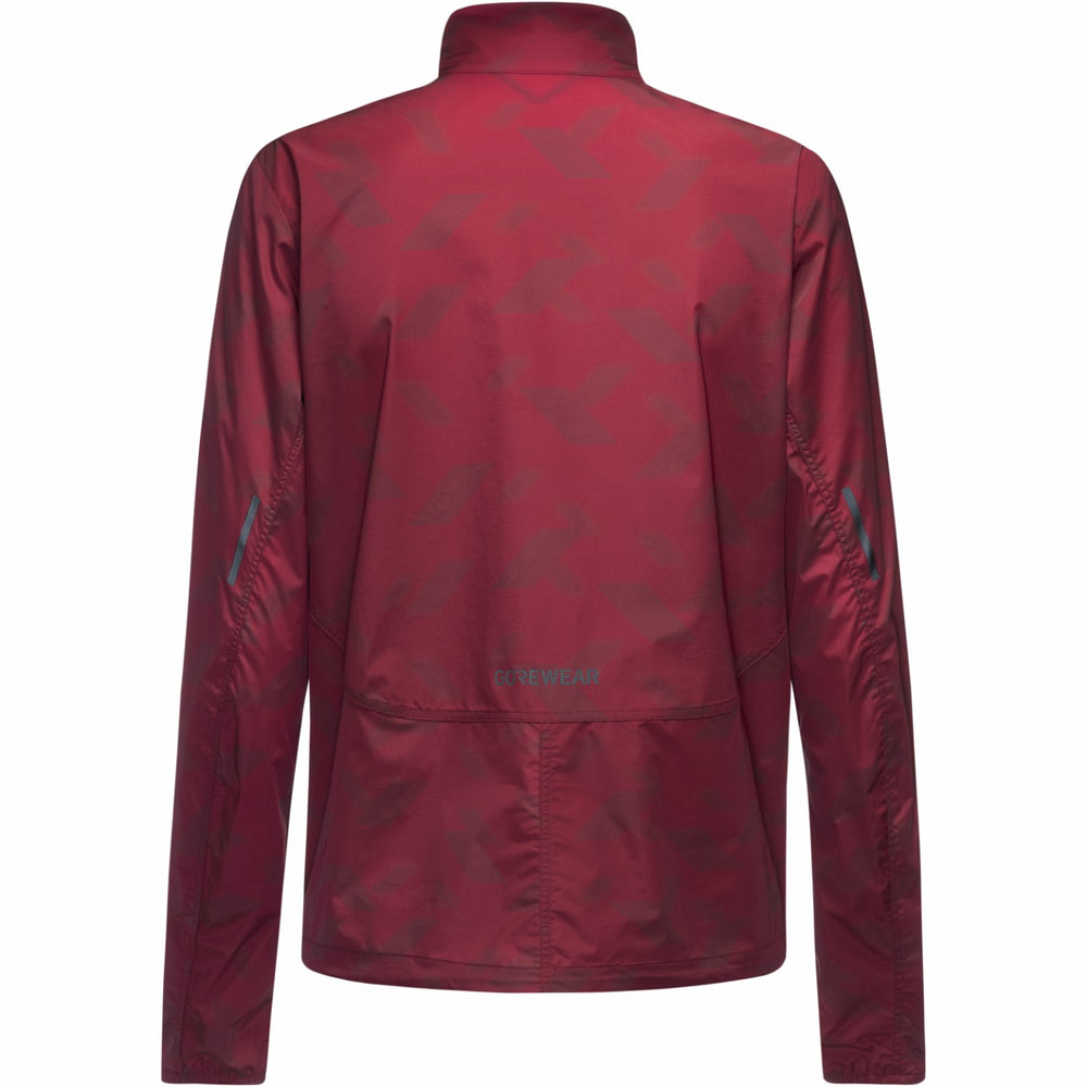 Women CONCURVE 3D Graphic Windbreaker - Utility Red