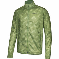 Men CONCURVE 3D Graphic Windbreaker - Engine Green