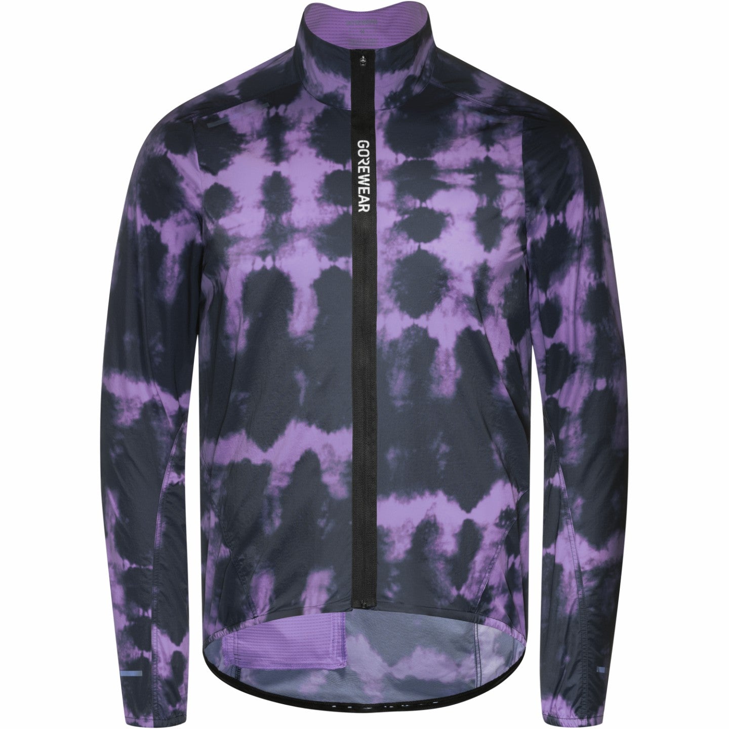 Men SPINSHIFT Shibori Windbreaker - Orbit Blue/Scrub Purple