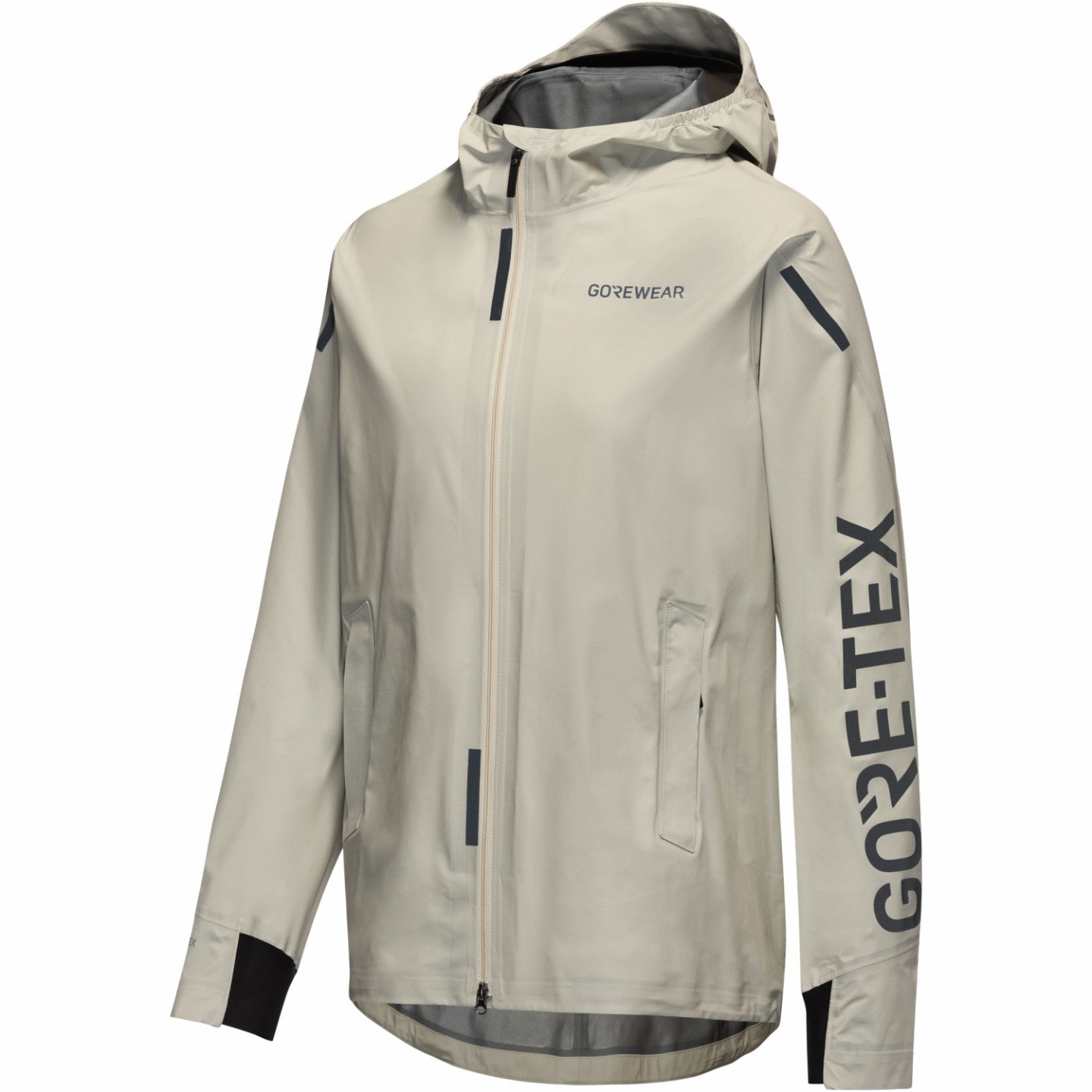 Women CONCURVE LE4 GORE-TEX Jacket Sleeve Logo - Tech Beige
