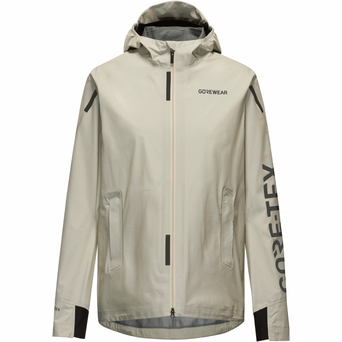 Women CONCURVE LE4 GORE-TEX Jacket Sleeve Logo - Tech Beige